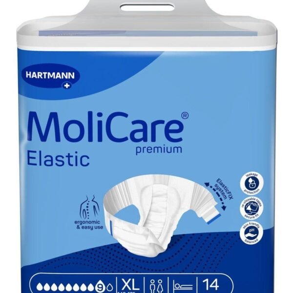MoliCare Premium Elastic 9 Drops XL 14 pieces | High Absorbency Adult Diapers