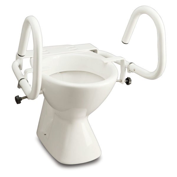 Toilet Safety Arms: Throne 3 in 1 Powdercoated