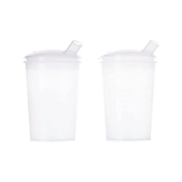 Homecraft Feeding Cup, Standard 4mm Spout, 250ml, 2/pack