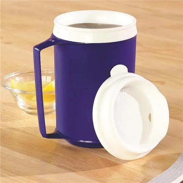 Homecraft Insulated Mug with Tumbler Lid, 355ml, Blue