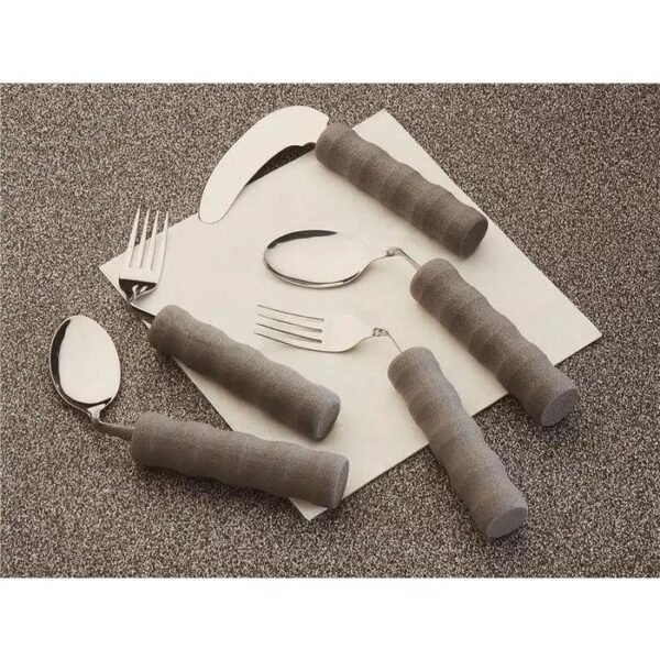 Homecraft Lightweight Foam Handled Angled Cutlery, Knife