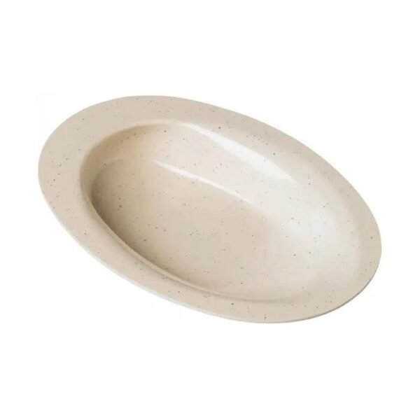 Homecraft Manoy Contoured Plate, Large, 279 x 197mm, White