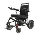 Carbon Fibre One Touch Foldable Electric Wheelchair Lightweight Marvel 150kg Load Capacity USB Charging 20km Range