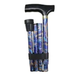 Days Folding Patterned Walking Stick – Paisley