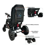 Foldable, RemoteSuper Load-Bearing Electric Wheelchair