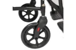 Super Light Transport Wheelchair – Folding Frame, Padded Armrests, 9.4kg Lightweight Design