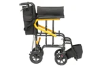 Super Light Transport Wheelchair – Folding Frame, Padded Armrests, 9.4kg Lightweight Design