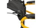 Super Light Transport Wheelchair – Folding Frame, Padded Armrests, 9.4kg Lightweight Design