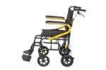 Super Light Transport Wheelchair – Folding Frame, Padded Armrests, 9.4kg Lightweight Design