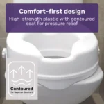 Equipmed 10cm Raised Toilet Seat dubbo nsw