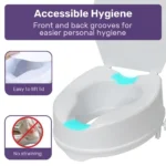 Equipmed 10cm Raised Toilet Seat nsw