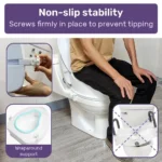 Equipmed 10cm Raised Toilet Seat sydney