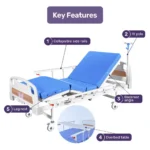 Equipmed 4 Function Manual Medical Bed dubbo aus