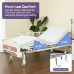 Equipmed 4 Function Manual Medical Bed sydney nsw