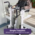 Equipmed 4-in-1 Manual Patient Lift – Safe Patient Transfer Lift for Home australia