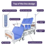 Equipmed 8 Function Electric Medical Bed – Adjustable Home Care Hospital Bed Australia manila nsw