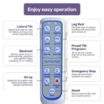 Equipmed 8 Function Electric Medical Bed – Adjustable Home Care Hospital Bed Australia sydney