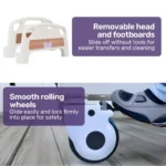 Equipmed 8 Function Electric Medical Bed – Adjustable Home Care Hospital Bed Australia tamworth