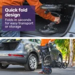 Equipmed SmartRoller 2-in-1 Rollator Wheelchair manila