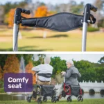 Equipmed SmartRoller 2-in-1 Rollator Wheelchair sydney australia