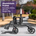 Equipmed SmartRoller 2-in-1 Rollator Wheelchair tamworth