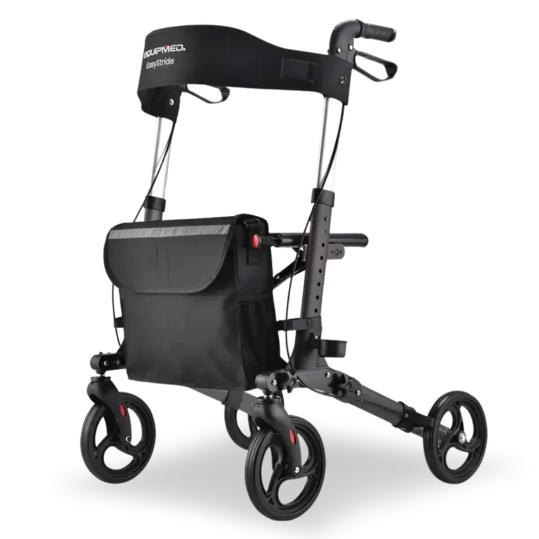 Equipmed SmartRoller 2-in-1 Rollator and Wheelchair